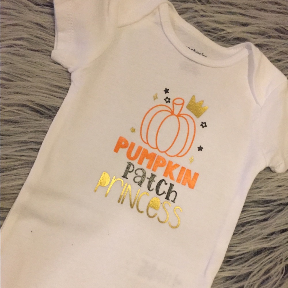 Pumpkin patch princess onsie